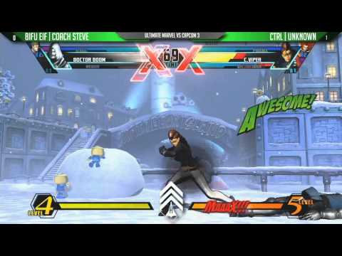 Xanadu Games Monthly - Feb. 2015 - UMVC3 Grand Finals - BIFU | Coach Steve VS. CTRL | Unknown