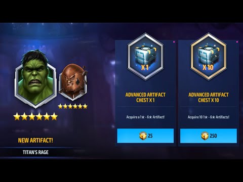 Opening Artifact Chest Using Celestial Essence | Marvel Future Fight