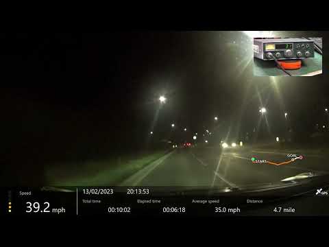 Midland 3001 CB27/81 UK FM CB radio - On The Air test