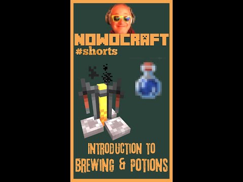 NowoCraft - BREWING STAND and AWKWARD POTION  How to - a MINECRAFT #Shorts Tutorial