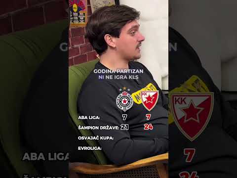 Uporedili smo trofeje crno i crveno-belih košarkaških sekcija #kosarka #partizan #crvenazvezda