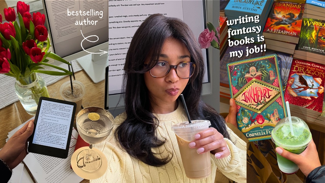 WRITING a NEW BOOK vlog! 💌👩🏽‍💻🎧 life as a bestselling author✨