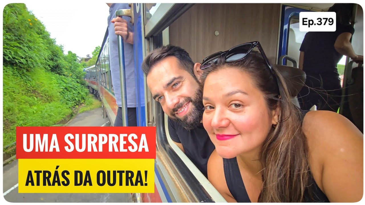 ASSIM É VIAGEM de TREM mais IMPACTANTE pelo SRI LANKA