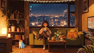 Cozy Night in the City 🌧️ Lofi Jazz & Chillhop Mix to Focus and Relax