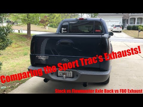 Comparing All Of My Sport Trac's Exhaust Setups!