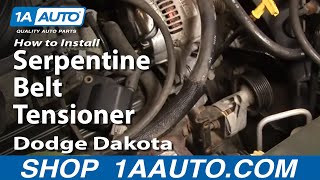 How to Replace Serpentine Belt Tensioner 98-03 Dodge Durango