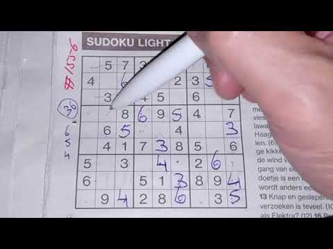 In balance with Light & Heavy? (#1556) Light Sudoku. 09-18-2020 part 1 of 2