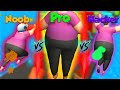 NOOB vs PRO vs HACKER in Fat Pusher with NOOB vs PRO vs HACKER in Fat Pusher with