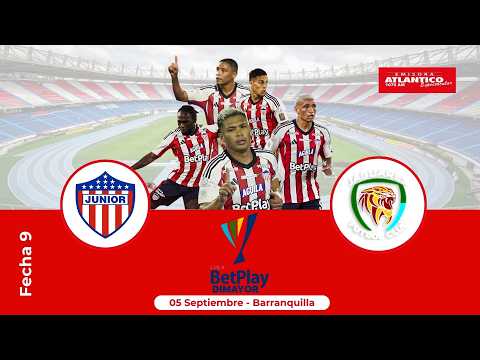 Junior Vs. Jaguares 🔴 EN VIVO | Fecha 9 Liga BetPlay - Sábado 05 de Septiembre 2026