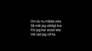 Molly Sandén - Den som e den Lyrics