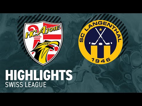 Ajoie vs. Langenthal 2:4 - Highlights Swissleague l Playoff-Halbfinal, Spiel 5