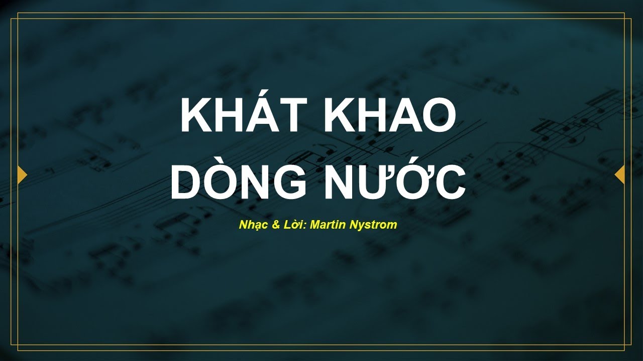 BEAT - Khát Khao Dòng Nước - Tôn Vinh Chúa Hằng Hữu 003 - Karaoke Tin Lành