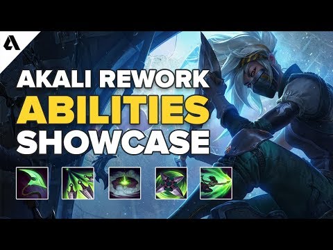 Akali - The Rogue Assassin | Champion Rework New Abilities Showcase