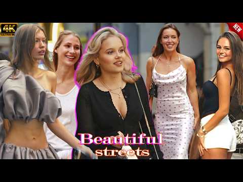 4K 💓FAMOUS STREETS OF MOSCOW! STYLISH GIRLS AND YOUNG MEN IN THE VERY CENTER OF MOSCOW