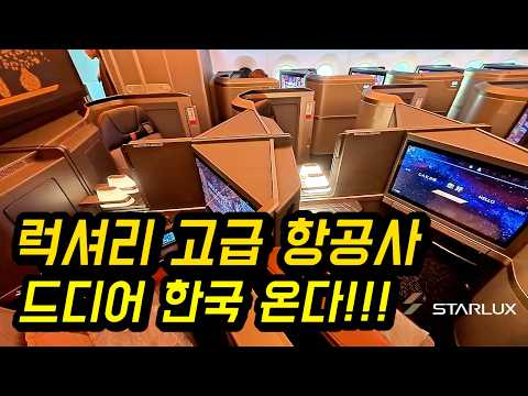 스타럭스 항공 비즈니스 클래스 탑승기: 럭셔리 비행의 새로운 기준