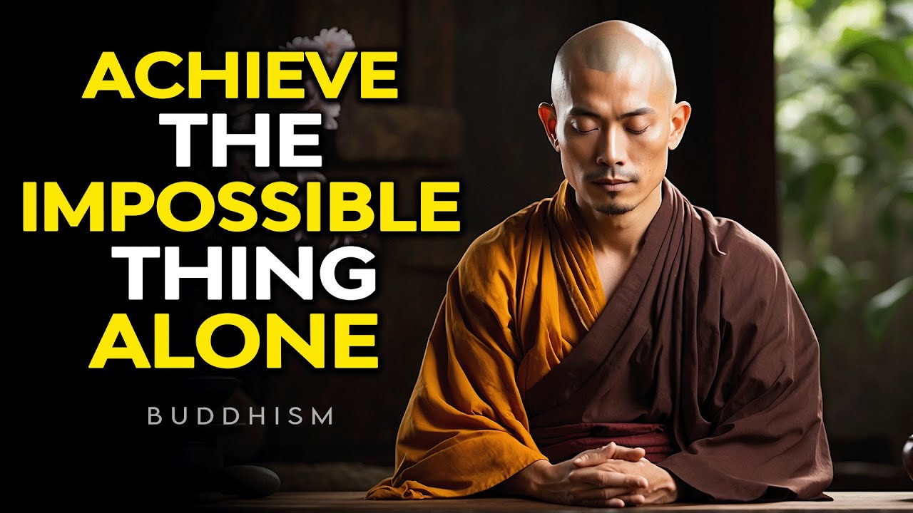 Achieve The Impossible thing Alone 💪 | Buddhism | Buddhist Teachings