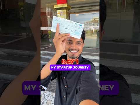 DAY 1/100 of My startup Journey.           #entrepreneurlife #minivlog #funding #vlog #startup