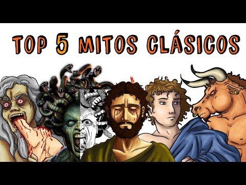 TOP 5 MITOS Y LEYENDAS CLÁSICAS CRONOS MINOTAURO PROMETEO MEDUSA  | Draw My Life