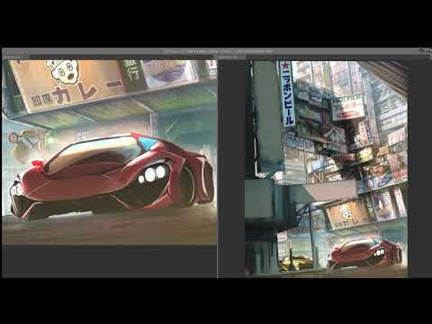 フォトバッシュをイラスト寄りにして 動かしてみた ふじたりあんさん 卒業が危うい大学生 のポートフォリオ ココナラ