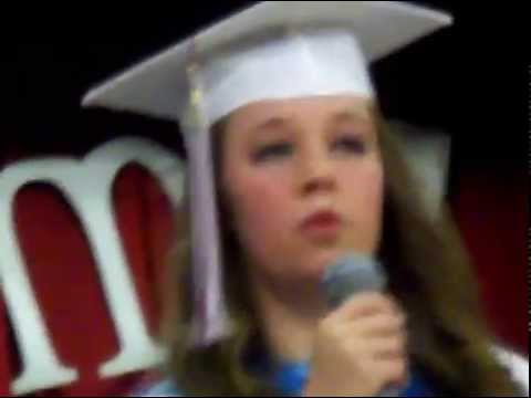 2014.6.7 BHS Graduation  Mickayla Wiley Vocal Performance