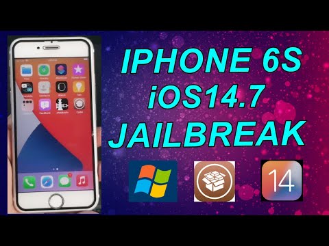 iPhone 6S iOS14.7 Jailbreak & Install Cydia On Windows Pc