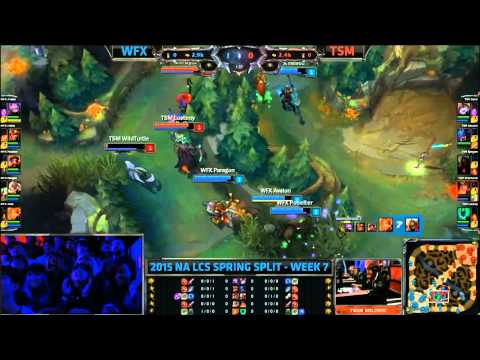 WFX Jungle Catch on TSM - WFX vs TSM Game 2 (NA LCS Spring 2015)