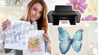 How to Make Art Prints to Sell (for ETSY, Webshop, & Art Business)