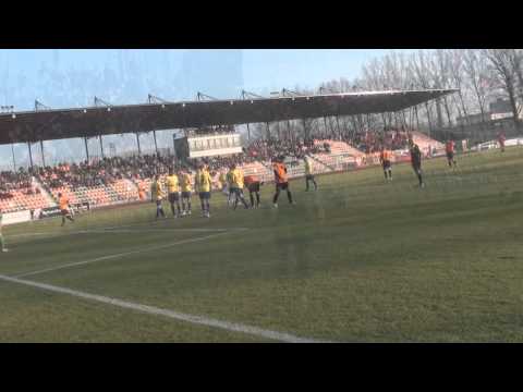 12 XI 2011 Chrobry Głogów - Jarota Jarocin. II Liga Piłki Nożnej
