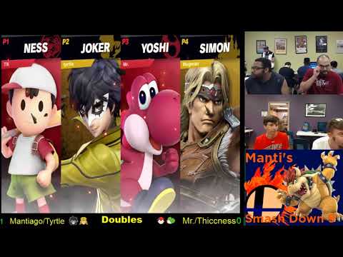 Mantiago & Tyrtle Vs.  Mr. & Thiccness Round 2 - Manti's Smash Down 9