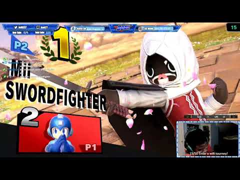 Scrubbed Out (Mii Swordfighter) V.S. Scatt (Mega Man) Bo3 Viewer Battles