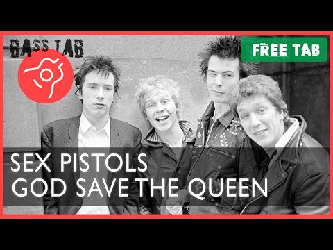 God Save The Queen - Sex Pistols (BASS COVER With Tab & Notation)