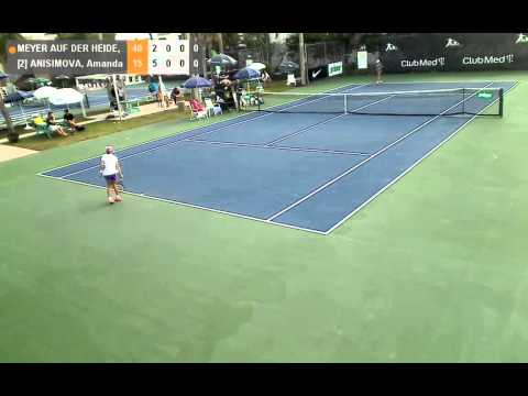 NJT Int Masters 2013, MEYER AUF DER HEIDE - ANISIMOVA 3-6, 3-6
