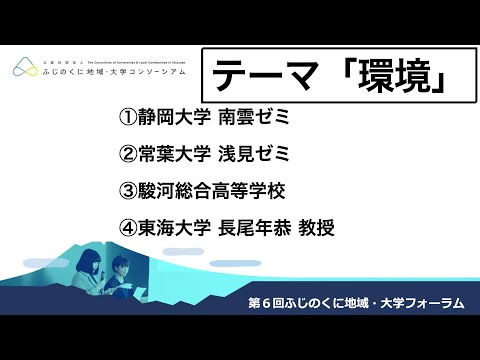 国際文化学科 第６回ふじのくに地域・大学フォーラム　テーマ「環境」