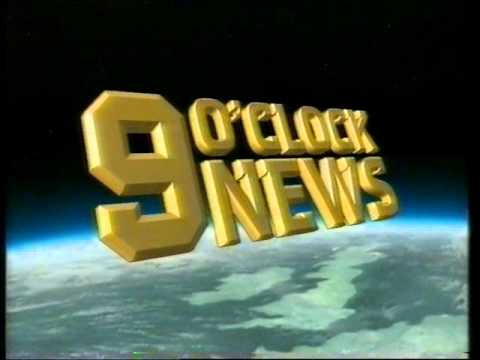 860103 - BBC 1: einde "9 o'clock News" + weather forecast & continuity (3 January 1986)