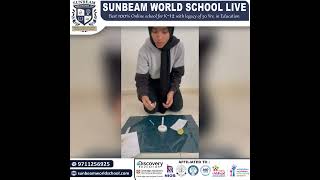 Afreen grade 7 showcasing captivating experiment on the visibility of lemon on paper using a candle.