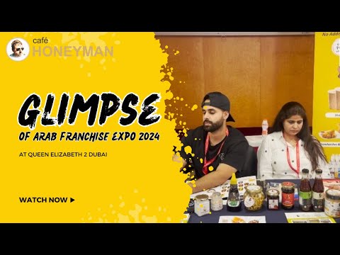 Honeyman's GRAND Entrance at Arab Franchise Expo Dubai 2024!