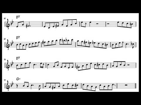 Caravan - Tim Stanley Trumpet Solo Transcription