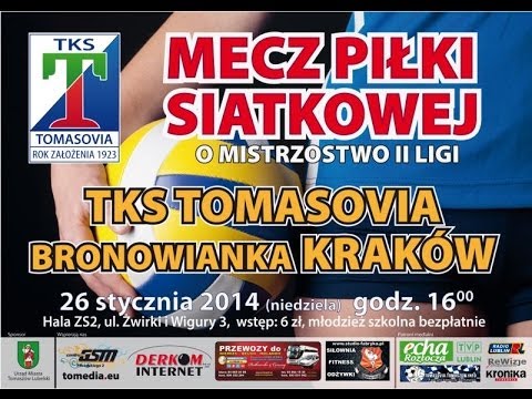 Siatkówka: TKS Tomasovia - Bronowianka Kraków
