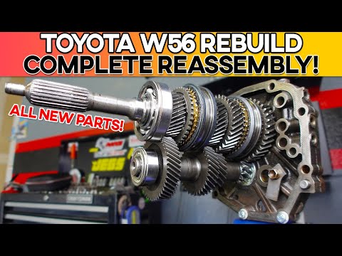 Toyota W56 Manual Transmission Rebuild: Complete Reassembly - 4Runner & Pickup 22RE
