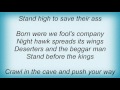 Razor - Stand Before Kings Lyrics