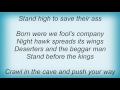 Razor - Stand Before Kings Lyrics