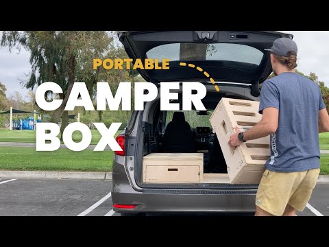 Turn Your MINIVAN into a HOTEL with a TrunkMate Portable Camper Box