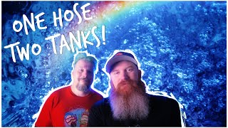 Get Rid of Buckets! | We Water Change 2 Saltwater Tanks at Once!
