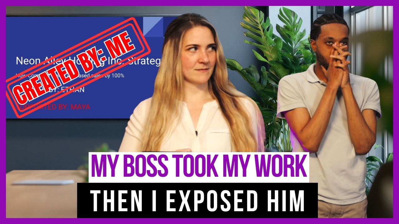 My Boss Stole My Work, Then I Exposed Him | Neon Alley TV: S1E1