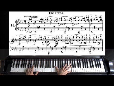 Schumann - Carnaval Op.9, No. 11 "Chiarina" | Piano with Sheet Music