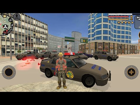 Vegas Crime Simulator #Inside the Police CAR | by Naxeex LLC | Android GamePlay FHD #104