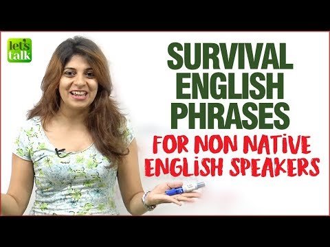 Survival English Phrases For Non Native Speakers | English Lesson By Niharika | Speak Confidently