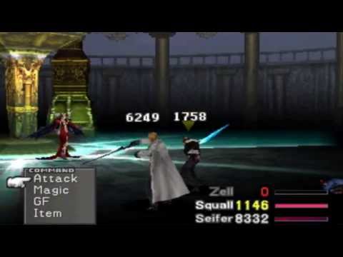 FFVIII Final Battle + ENDING {HD} (GF Summons Showcase & Spells) {Long Battle} HQ