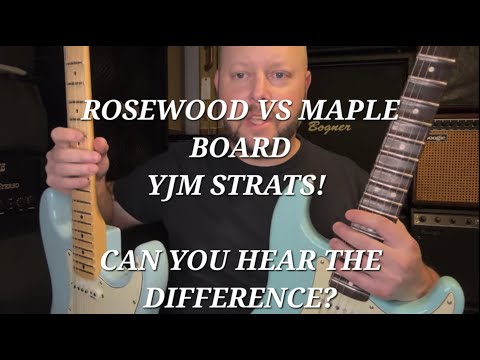 Worst Strat Comparo Rosewood vs Maple Board Yngwie Signature #yngwiemalmsteen #guitar #guitarist