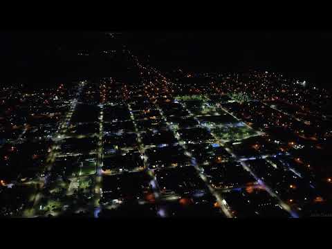 Coronel Du graty, chaco Argentina. Vista nocturna